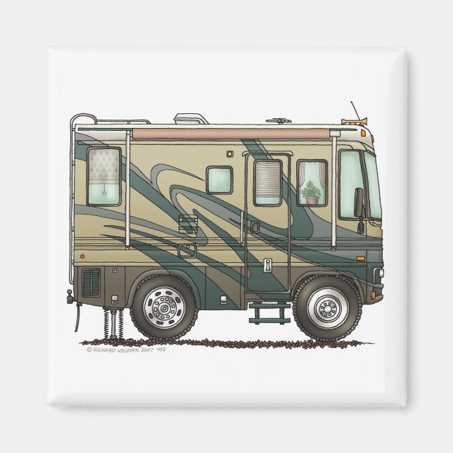Big RV Camper Magnets (Front)