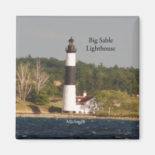 Big Sable Lighthouse from water magnet