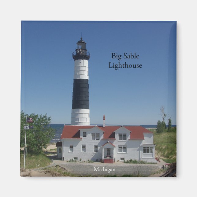 Big Sable Lighthouse magnet (Front)