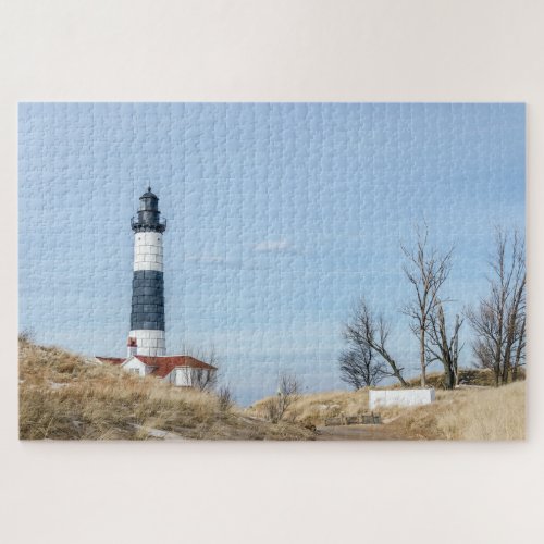 Big Sable Point Lighthouse and Tower Jigsaw Puzzle