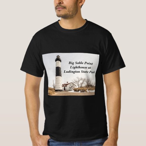 Big Sable Point Lighthouse in Ludington T_Shirt