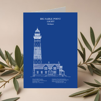 Big Sable Point Lighthouse - Michigan – AD Thank You Card