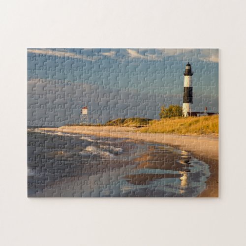 Big Sable Point Lighthouse On Lake Michigan 2 Jigsaw Puzzle