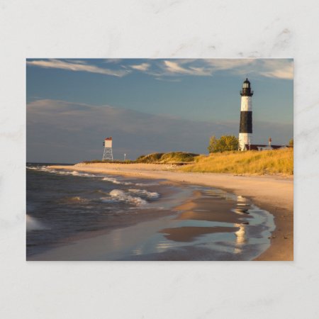 Big Sable Point Lighthouse On Lake Michigan 2 Postcard