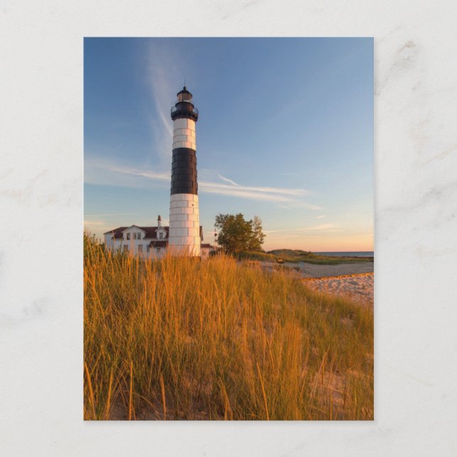 Big Sable Point Lighthouse On Lake Michigan 3 Postcard (Front)