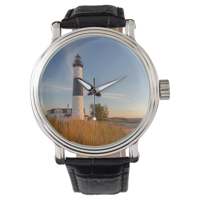 Big Sable Point Lighthouse On Lake Michigan 3 Watch (Front)