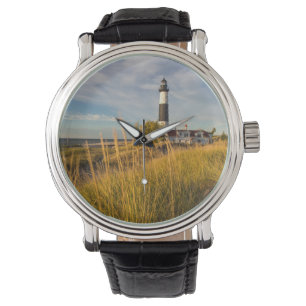 Big Sable Point Lighthouse On Lake Michigan Watch