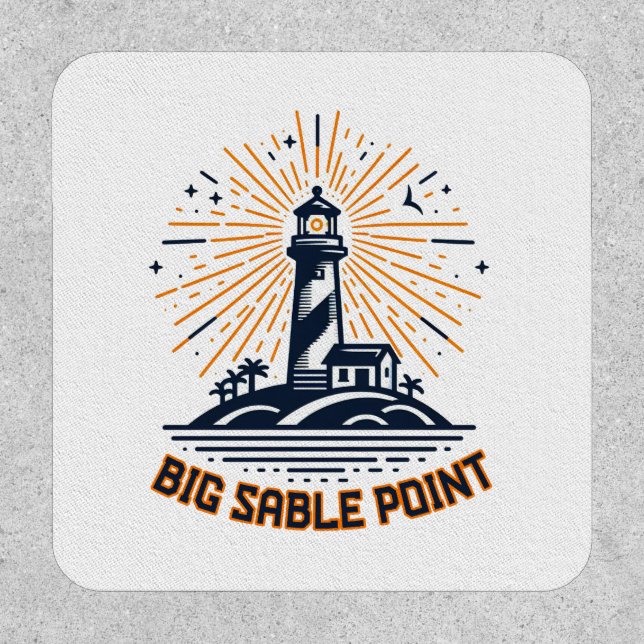 Big Sable Point Lighthouse Sunrise Patch (Front)