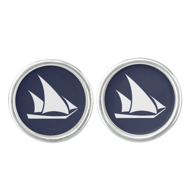 Big Sails Cufflinks (Front)