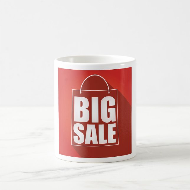 Big Sale Red Retail Bag Design Coffee Mug (Creator Uploaded)