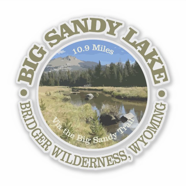 Big Sandy Lake (OBP) Sticker (Front)