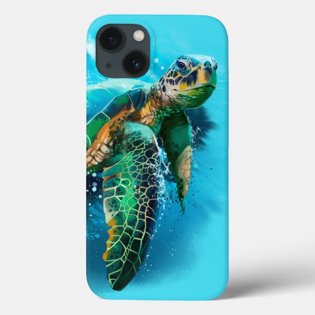 Big sea turtle Case-Mate iPhone case (Back)