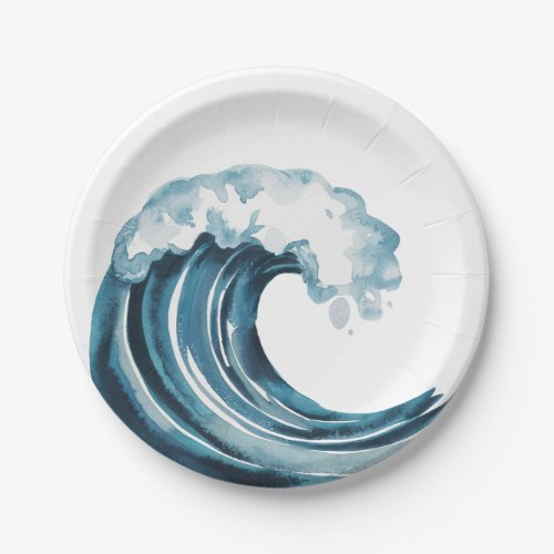 Big Sea Wave Party Paper Plates