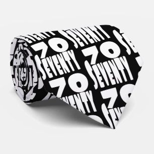 Big Seventy in Large Lettering BIG 70 Neck Tie