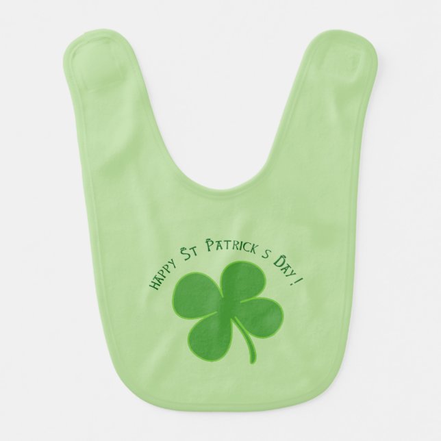 Big Shamrock Bib (Front)