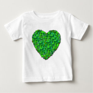 Big Shamrock Heart Baby T-Shirt