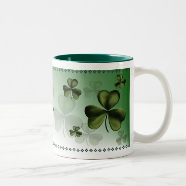 Shamrock Mugs - No Minimum Quantity | Zazzle