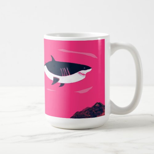 Big Shark Energy Coffee Mug