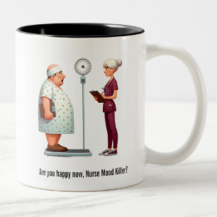 Big Shock for a Big Patient Two-Tone Coffee Mug