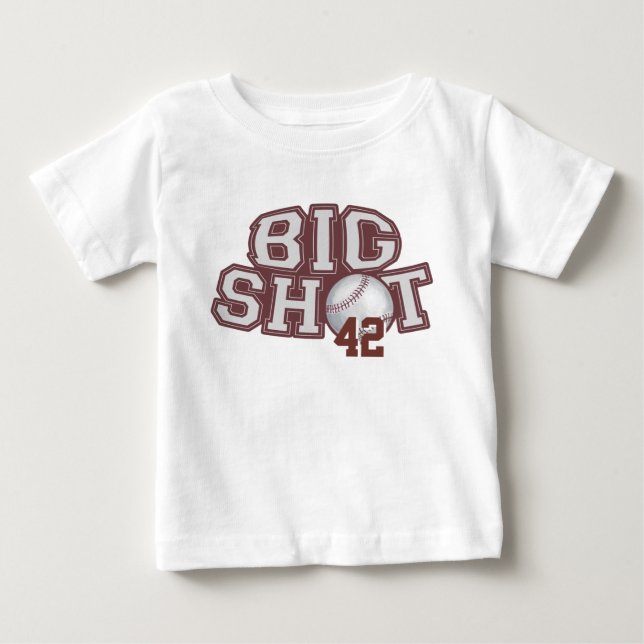 Big Shot Baseball Baby T-Shirt (Front)