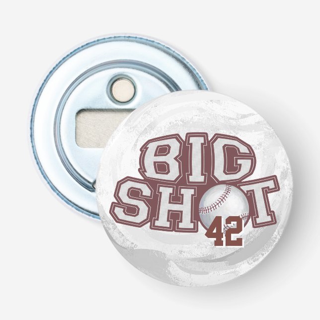 Big Shot Baseball Bottle Opener (Front)