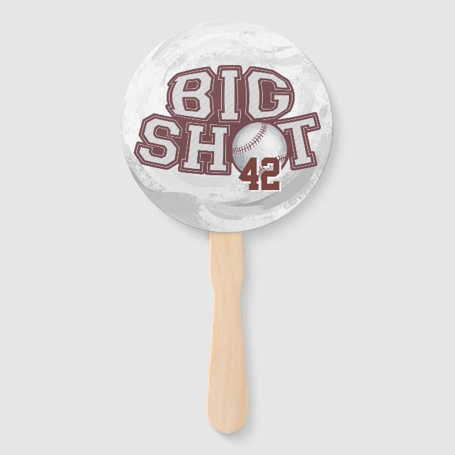 Big Shot Baseball Hand Fan (Front)