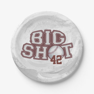 Big Shot Baseball Paper Plates