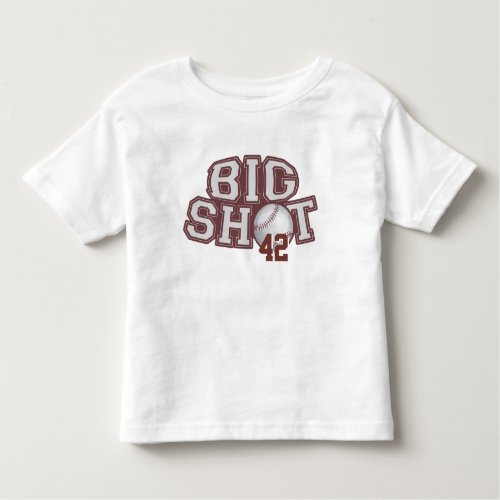 Big Shot Baseball Toddler T_shirt