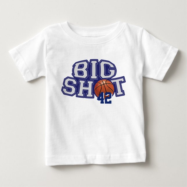 Big Shot Basketball Baby T-Shirt (Front)