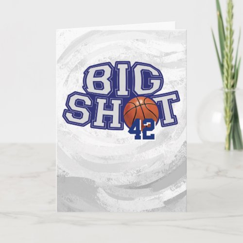 Big Shot Basketball Card