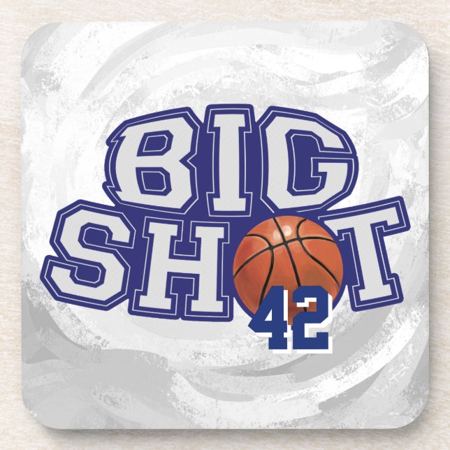 Big Shot Basketball Drink Coaster (Front)