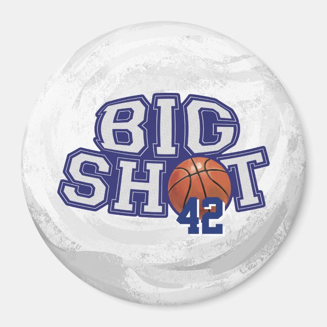 Big Shot Basketball Magnet (Front)