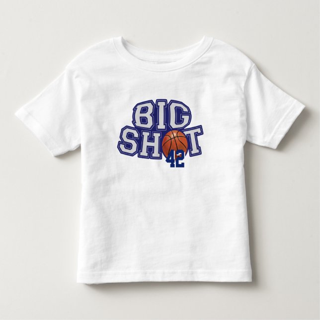 Big Shot Basketball Toddler T-shirt (Front)