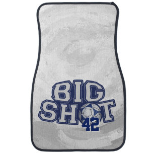 Big Shot Soccerball Car Floor Mat