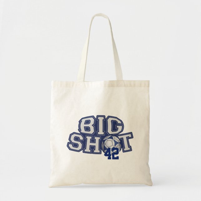 Big Shot Soccerball Tote Bag (Front)