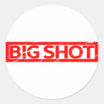 Big Shot Stamp Classic Round Sticker