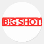 Big Shot Stamp Classic Round Sticker