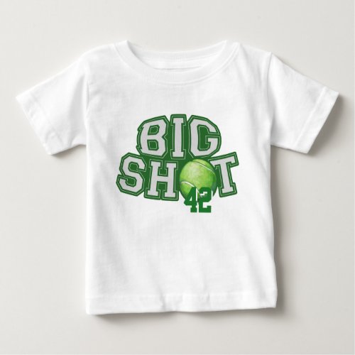 Big Shot Tennis Ball Baby T_Shirt