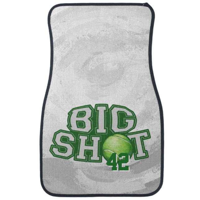 Big Shot Tennis Ball Car Floor Mat (Front)