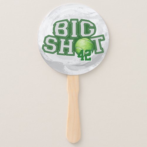 Big Shot Tennis Ball Hand Fan