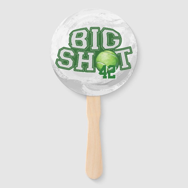 Big Shot Tennis Ball Hand Fan (Front)