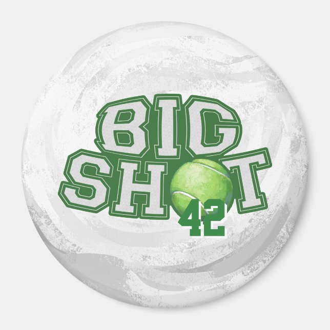 Big Shot Tennis Ball Magnet (Front)