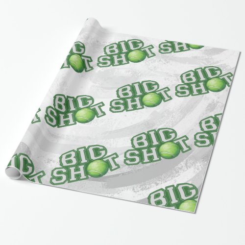 Big Shot Tennis Ball Wrapping Paper