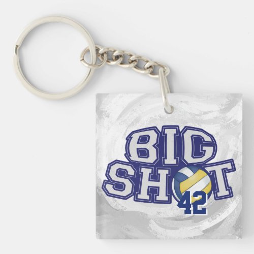 Big Shot Volleyball Keychain