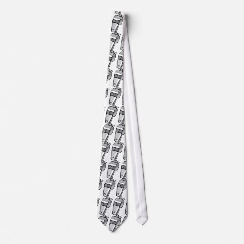 Big Silver Coachs Whistle Tie