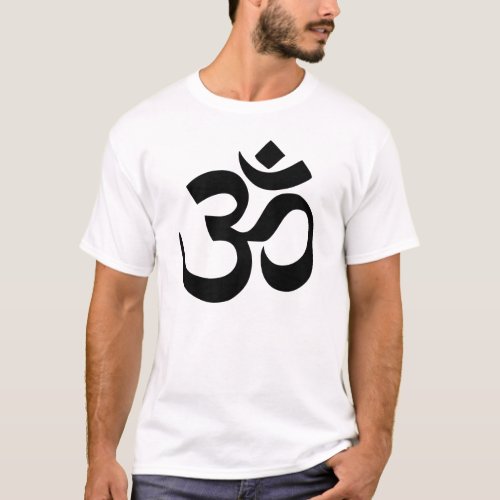 Big Simple OM AUM Symbol Zen Meditation Yoga T_Shirt