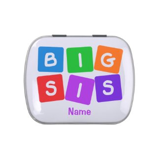 Big Sis candy tins
