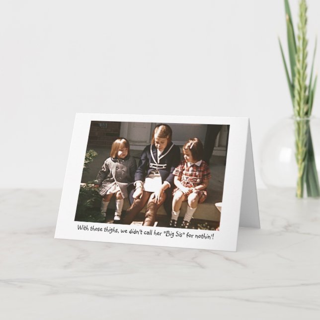 Big Sis Card (Front)
