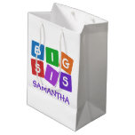 Big Sis custom name gift bags Big Sis custom name gift bags