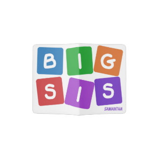 Big Sis custom name passport cover